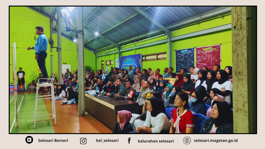 PENUTUPAN LOMBA BOLA VOLI ANTAR RW SE - KELURAHAN SELOSARI DALAM RANGKA MEMPERINGATI PHBN HUT RI KE-80